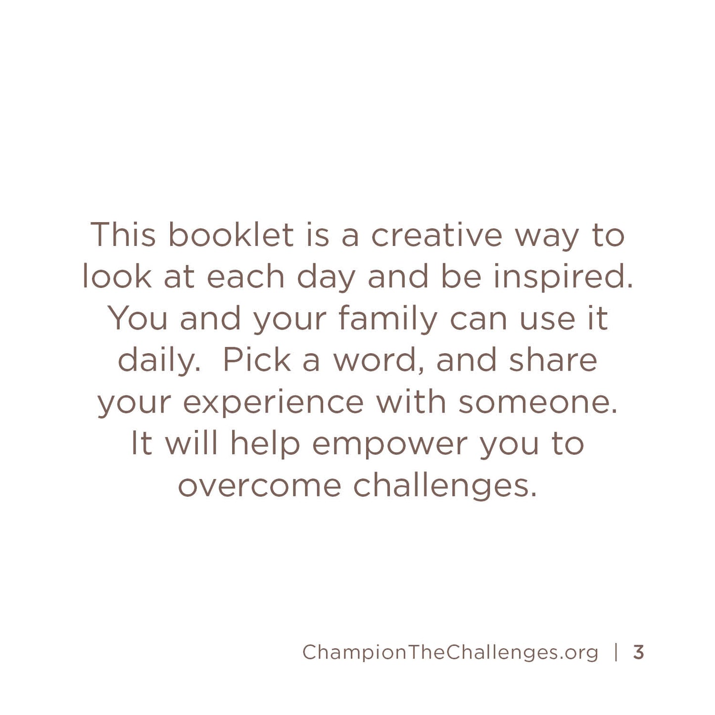 Words of Inspiration