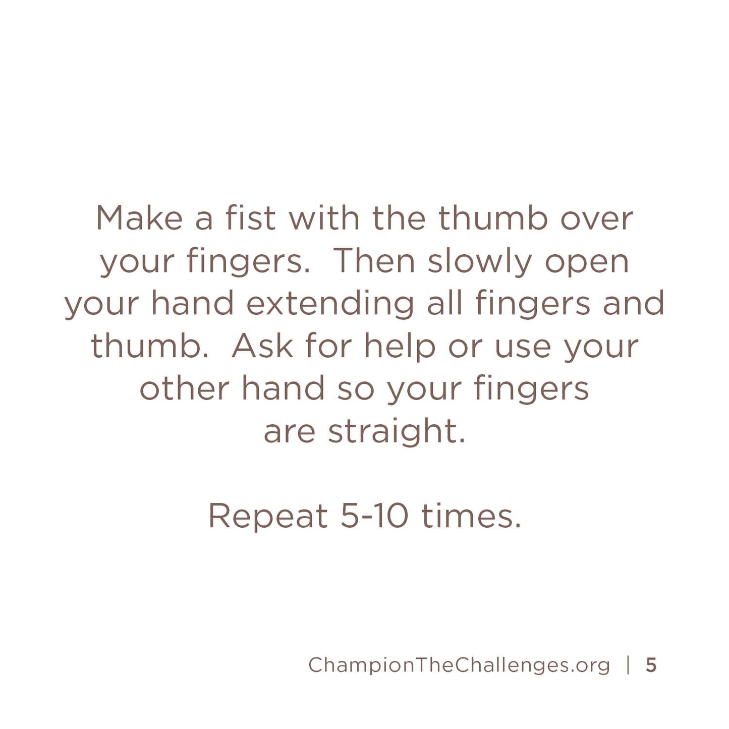 Hand Exercises