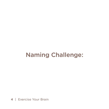 Exercise Your Brain