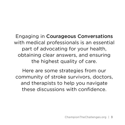 Courageous Medical Conversations